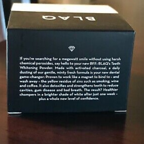 NWT BLAQ Teeth Whitening Charcoal Powder 1.0 oz - Picture 4 of 5